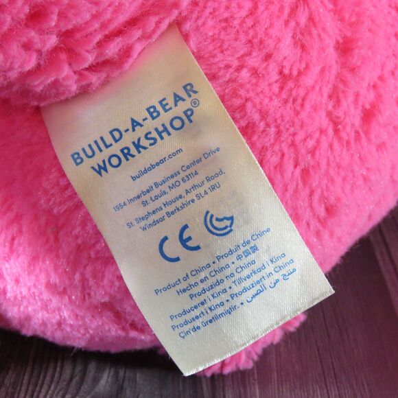 Build A Bear BAB Care Bears Cheer Hot Pink Plush Rainbow Stuffed Animal 17" - Picture 6 of 16